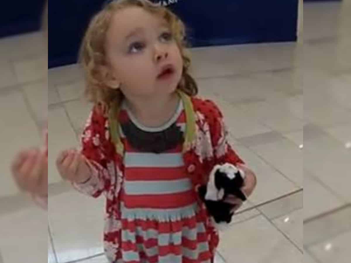 Viral video: Young American girl reacts to call prayer in Dubai mall