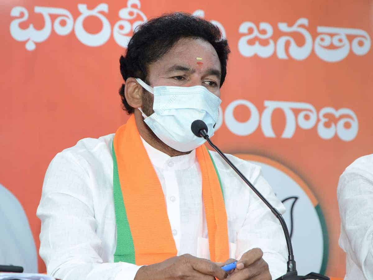 TRS resorting to attacks out of fear of defeat: Kishan Reddy