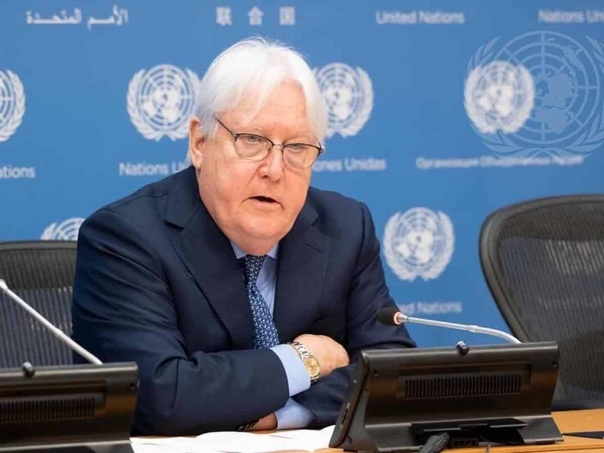 UN humanitarian chief Martin Griffiths calls for access, funding in Yemen