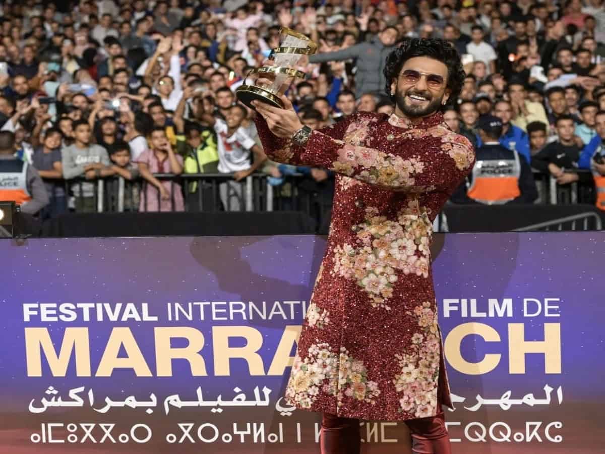 Ranveer steals the show at Marrakech opening night, performs 'Gully Boy' rap