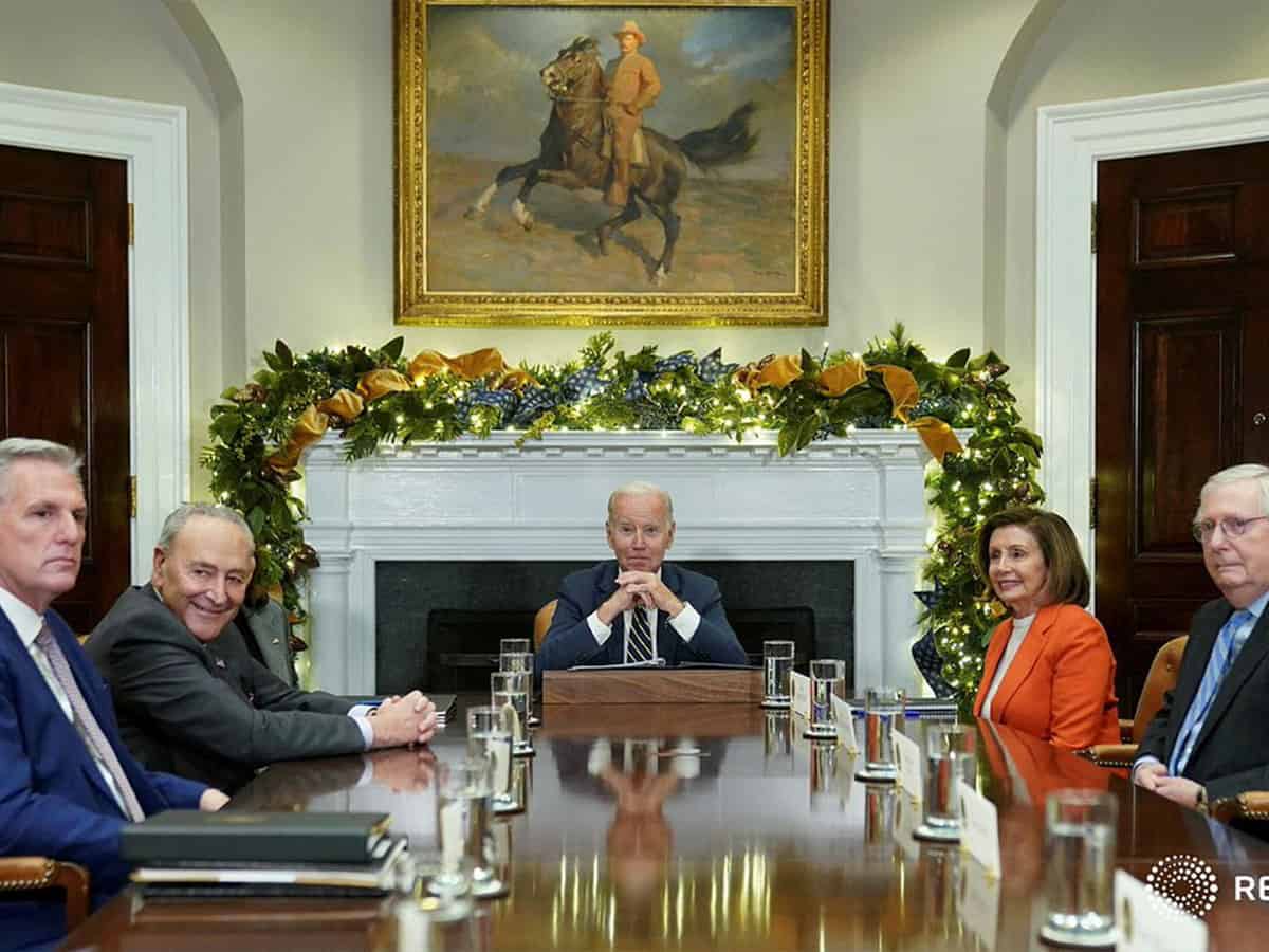 Biden meets top Congressional lawmakers on lame-duck session