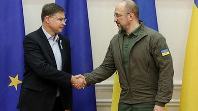 Ukrainian PM, EU top official discuss war, fresh aid