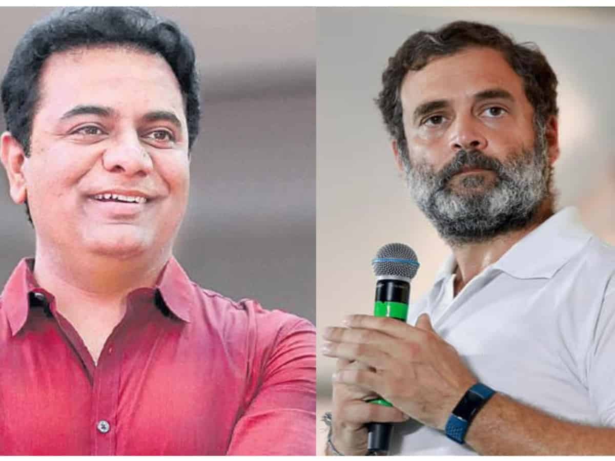 KTR hits back at Rahul Gandhi; calls AICC 'All India Corruption Committee'