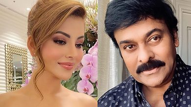 Urvashi Rautela poses with Cheeranjeevi, gears up for special appearance in his next