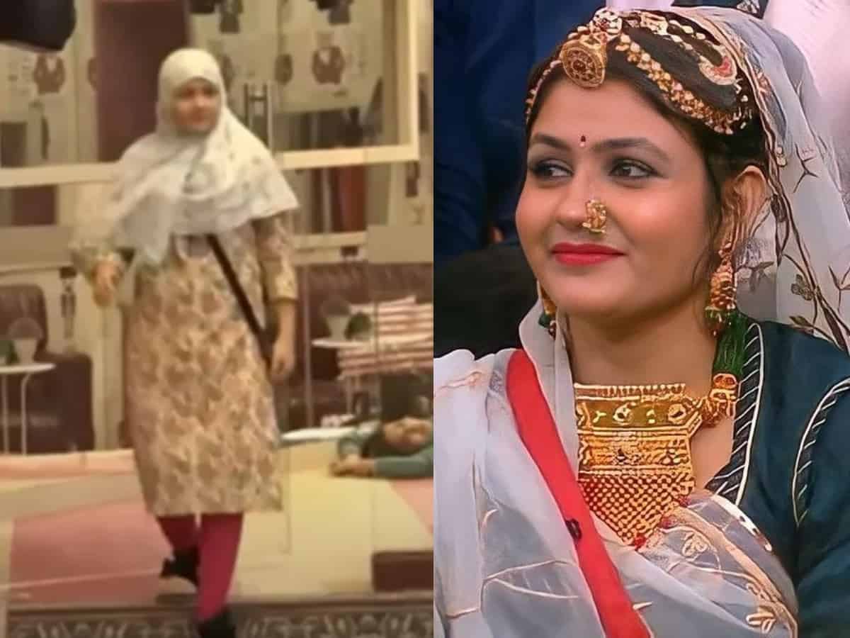 Gori Nagori spotted in hijab inside Bigg Boss 16 - Viral Photo