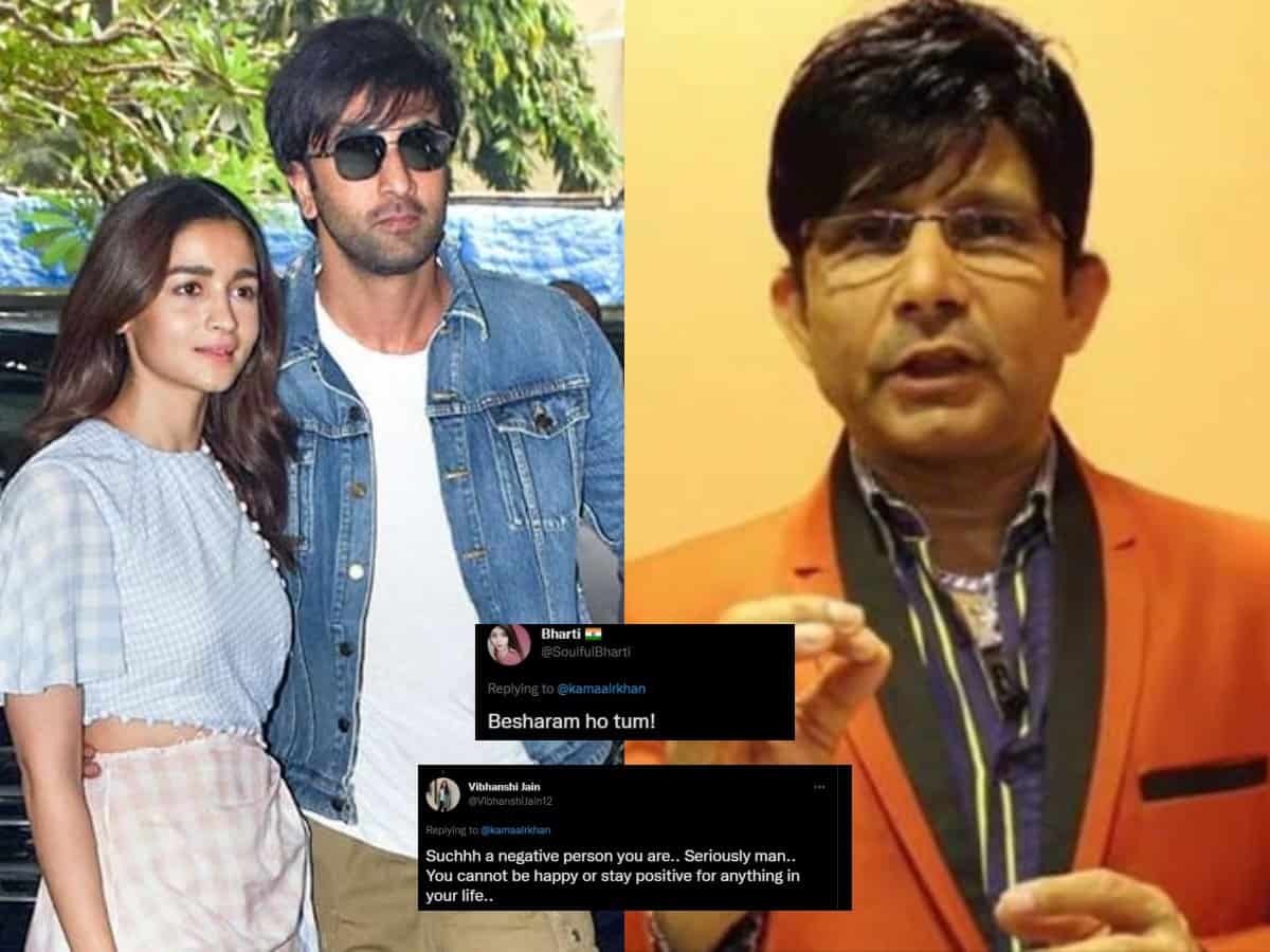 KRK's derogatory remark on Alia , Ranbir's newborn sparks outrage