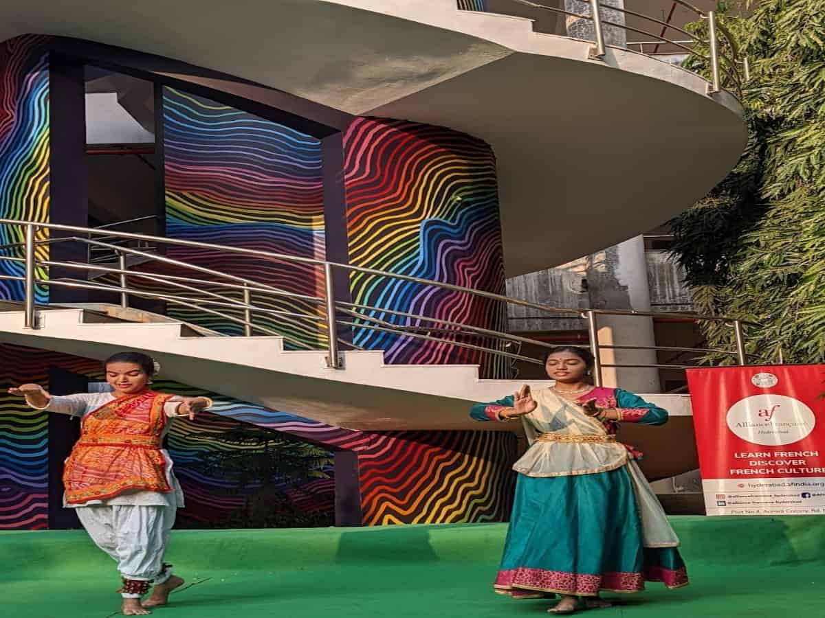 IIIT-H hosts Alliance Francaise Hyderabad's Wall Art Festival on campus