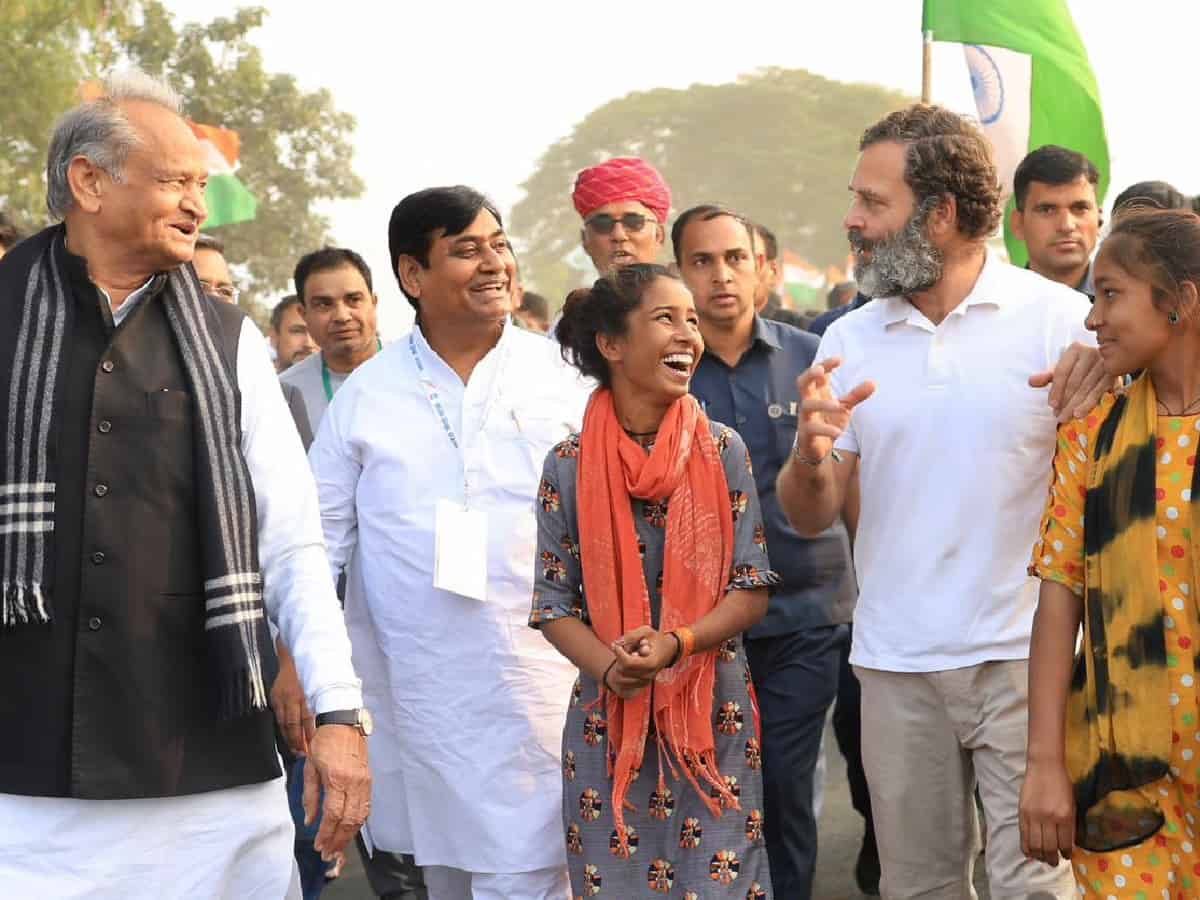 Bharat Jodo Yatra: Rahul targets BJP, RSS; Ashok Gehlot alleges media boycott