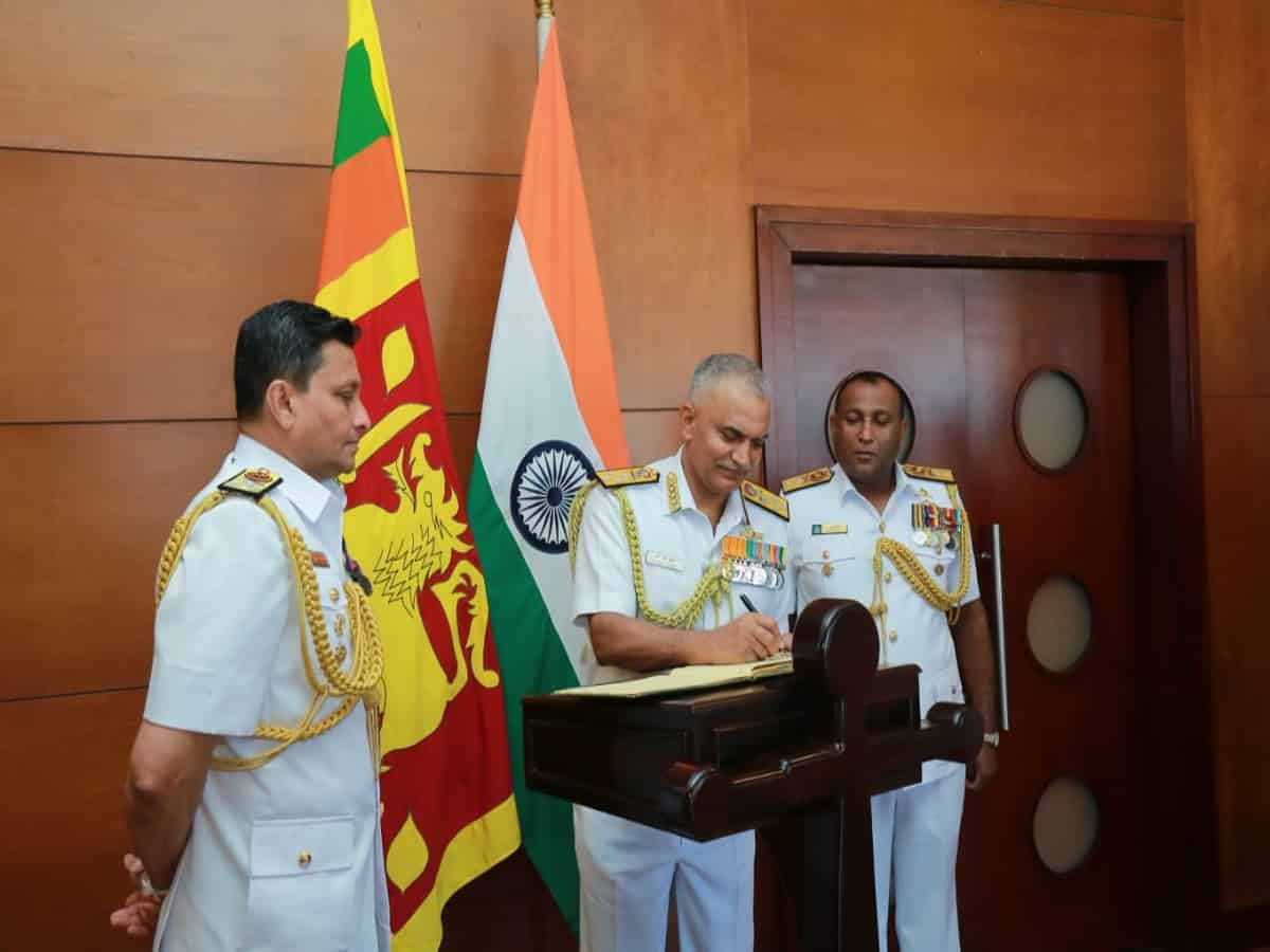 India's Chief of Naval Staff in Sri Lanka on 4-day visit