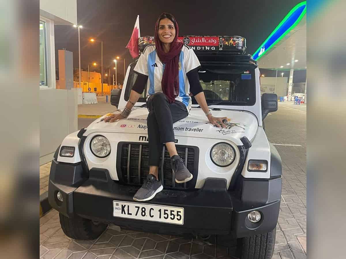 FIFA WC 2022: Kerala woman who took solo road trip reaches Qatar