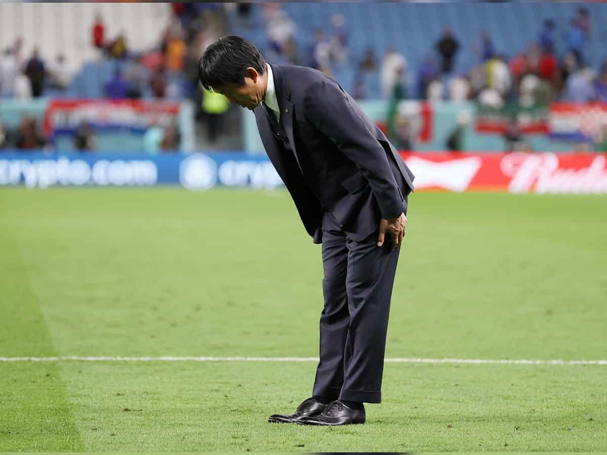 FIFA WC 2022: Japan coach bows in apology, players left message of thanks to Qatar