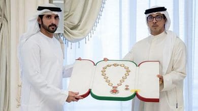 Dubai Crown Prince Sheikh Hamdan receives prestigious award for humanitarian work
