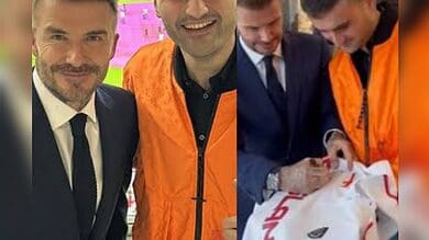 'Dreams do come true': Turkish chef CZN Burak meets David Beckham in Qatar