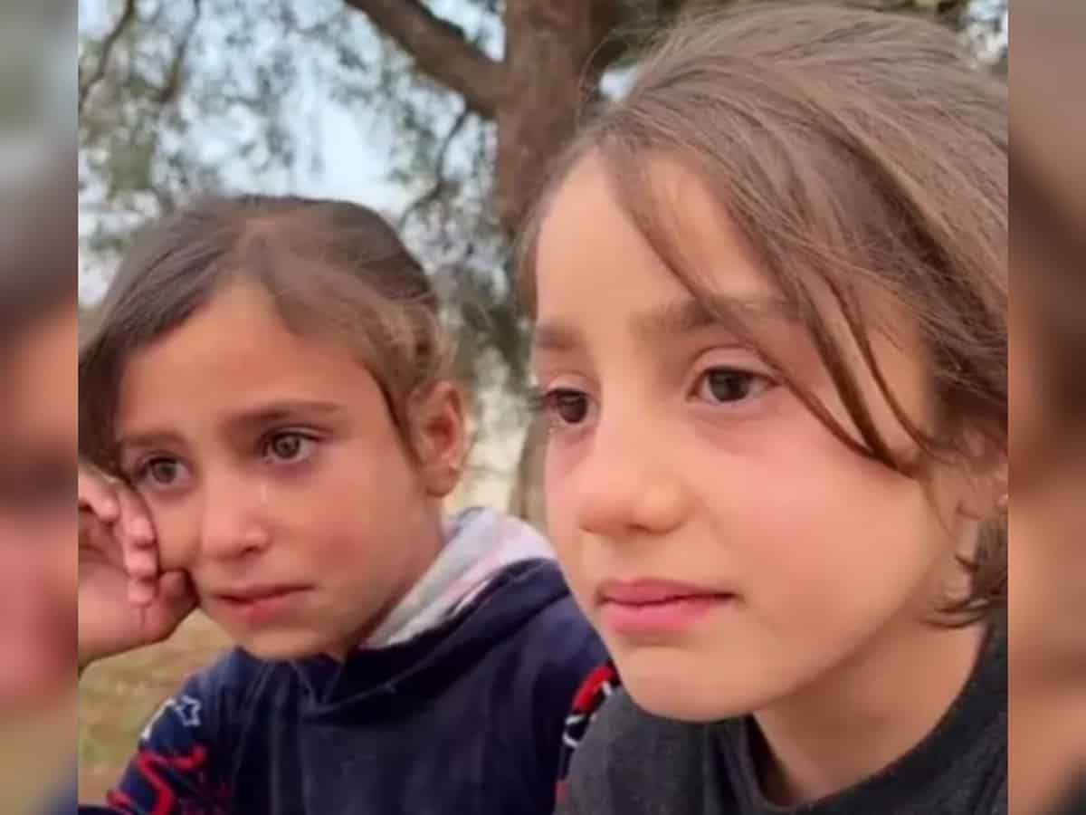'We sleep cold, hungry: Syrian girl cries explaining difficulties she faced since her father's death