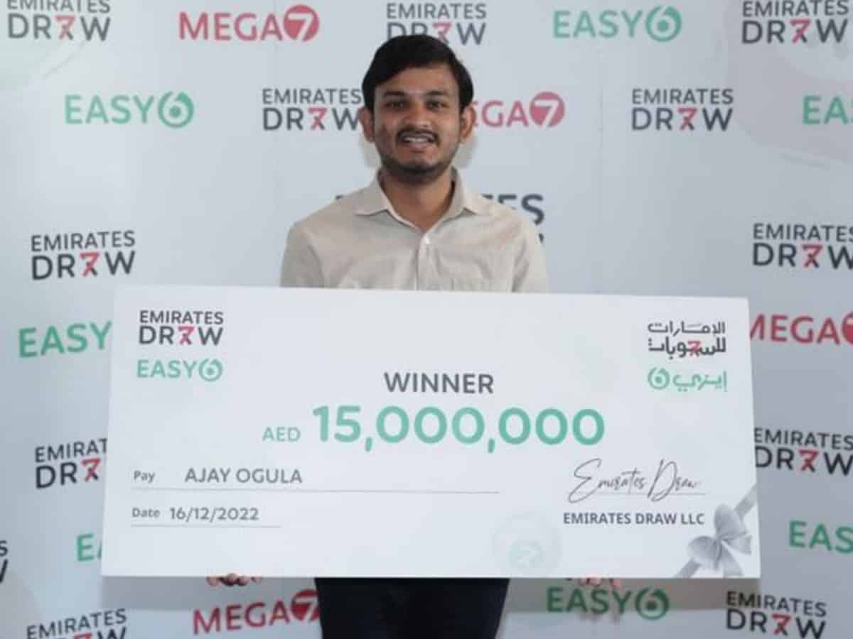 Emirates draw 31yrold Indian driver in UAE wins over Rs 33 Cr
