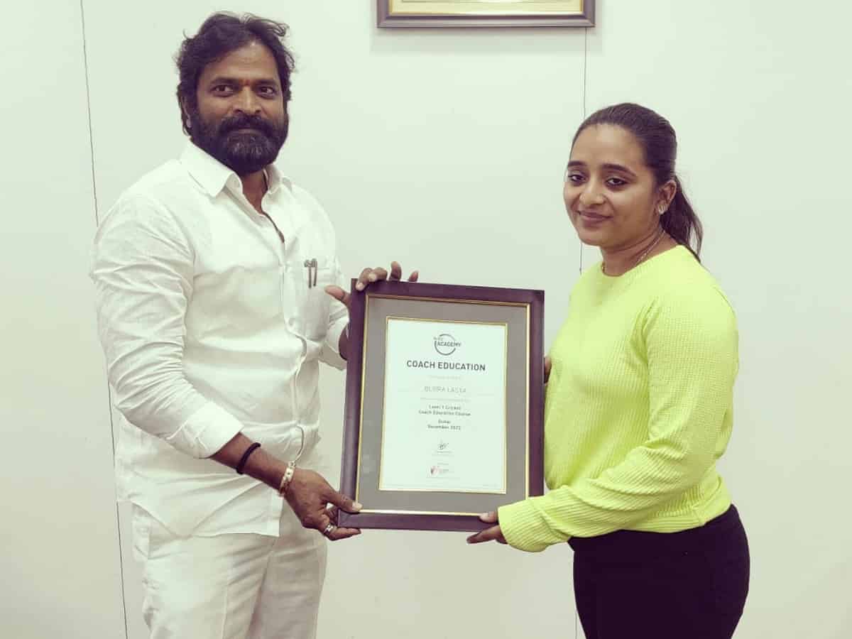 Telangana: Burra Lasya becomes first female to complete ICC Level-1 cricket coach course i