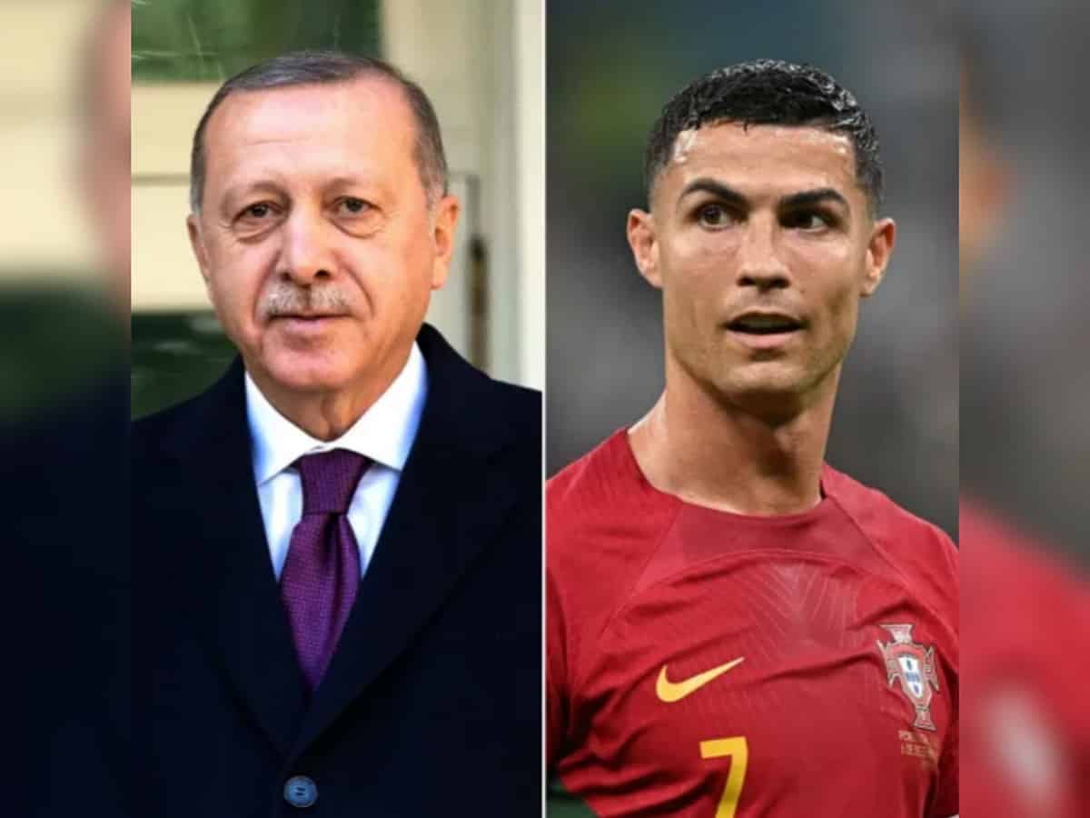 Erdogan says Cristiano Ronaldo was under political ban at World Cup