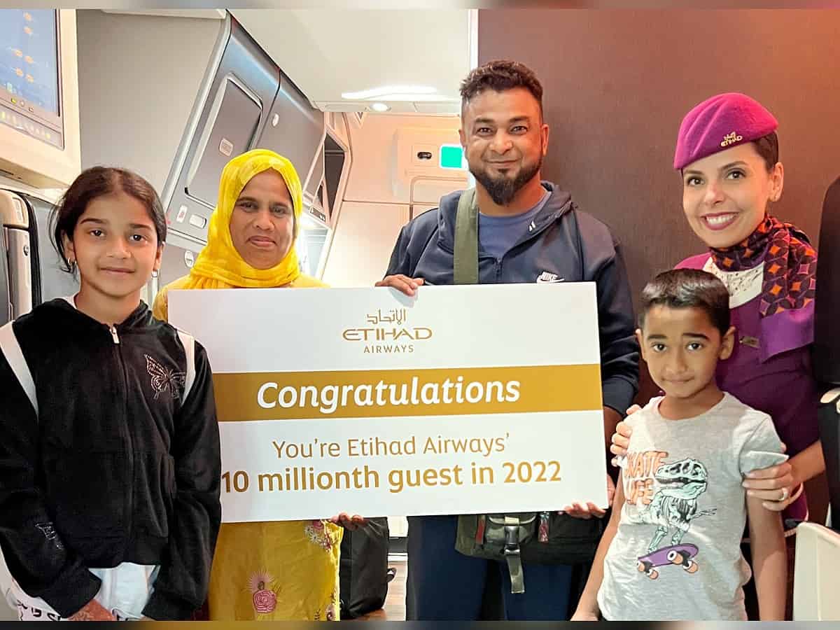 UAE: Free plane tickets for 10 millionth Indian passenger on Etihad Airways flight
