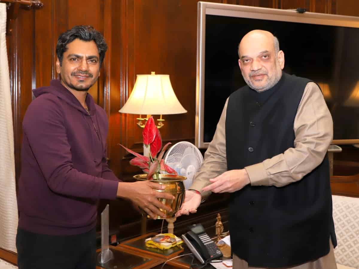 Nawazuddin Siddiqui meets Amit Shah