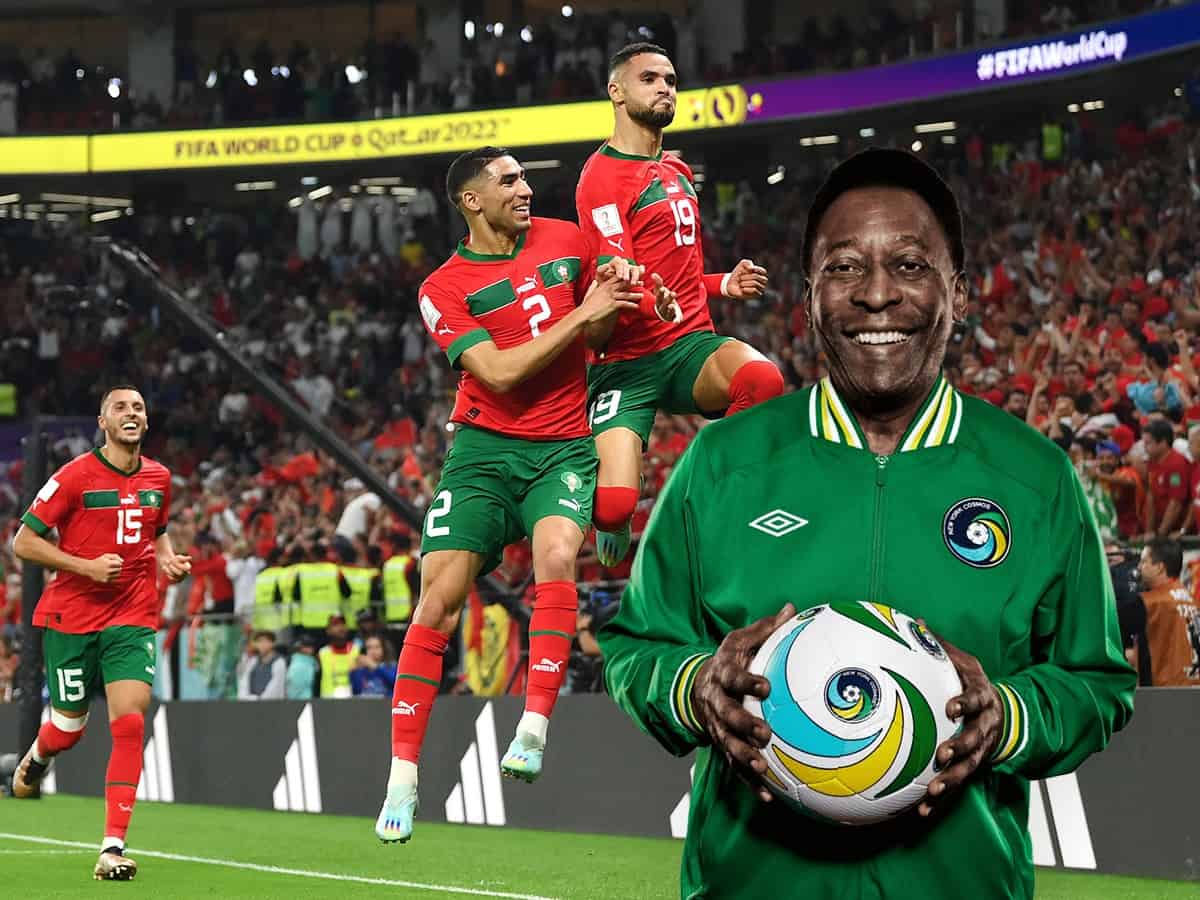 Having defeated Belgium, Spain and Portugal, will Morocco fulfill Pele's prophecy ?