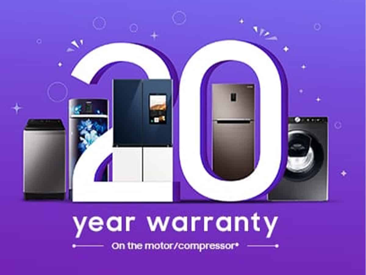 Samsung offer 20-yr warranty on some of its products in India