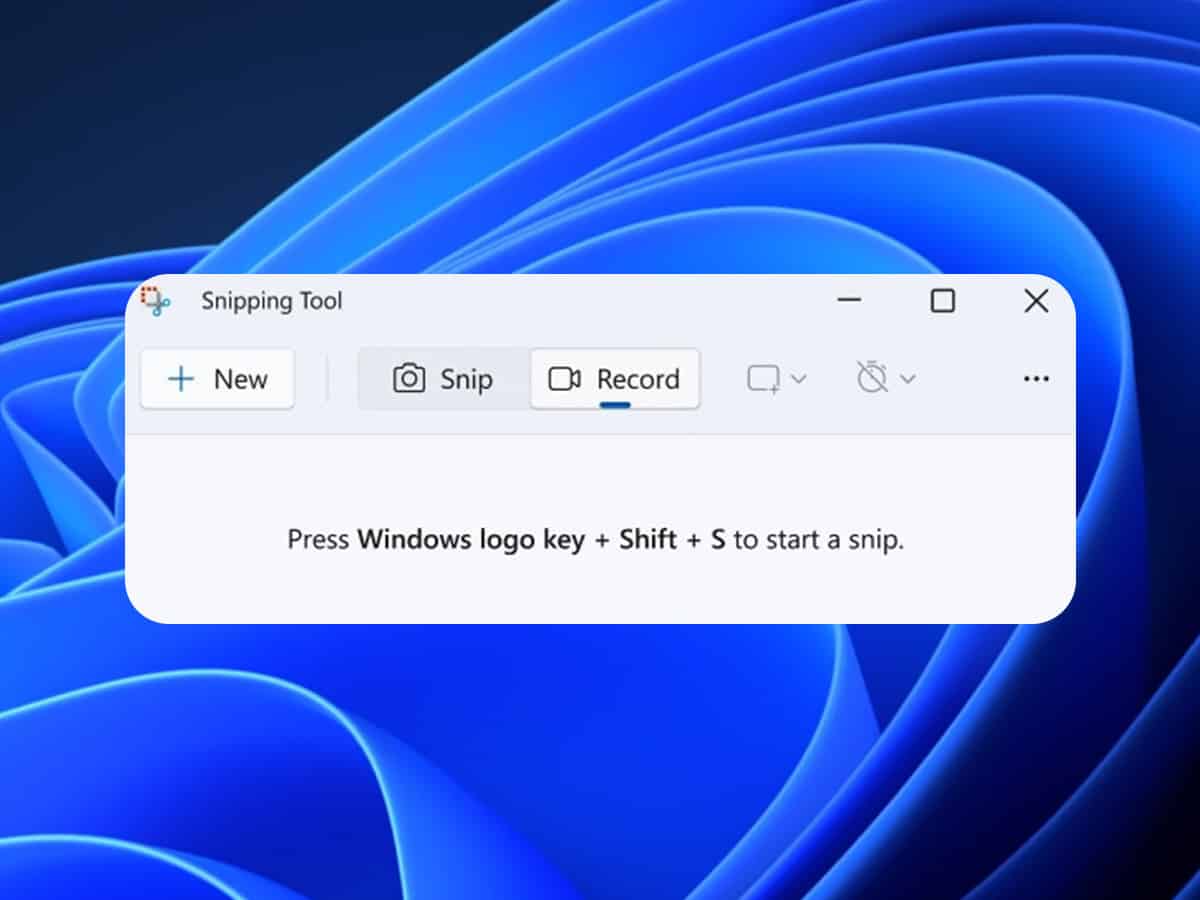 Windows 11 gets built-in screen recording tool