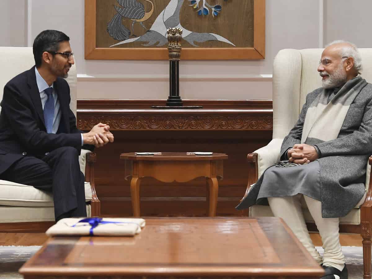 Google CEO Sundar Pichai meets PM, pledges support for G20 Presidency