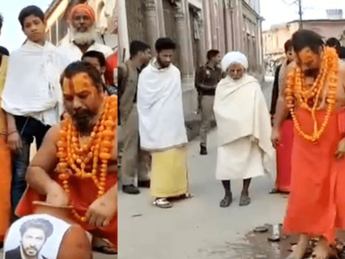 UP: Ayodhya seer performs 'tehraveen' of Shah Rukh Khan