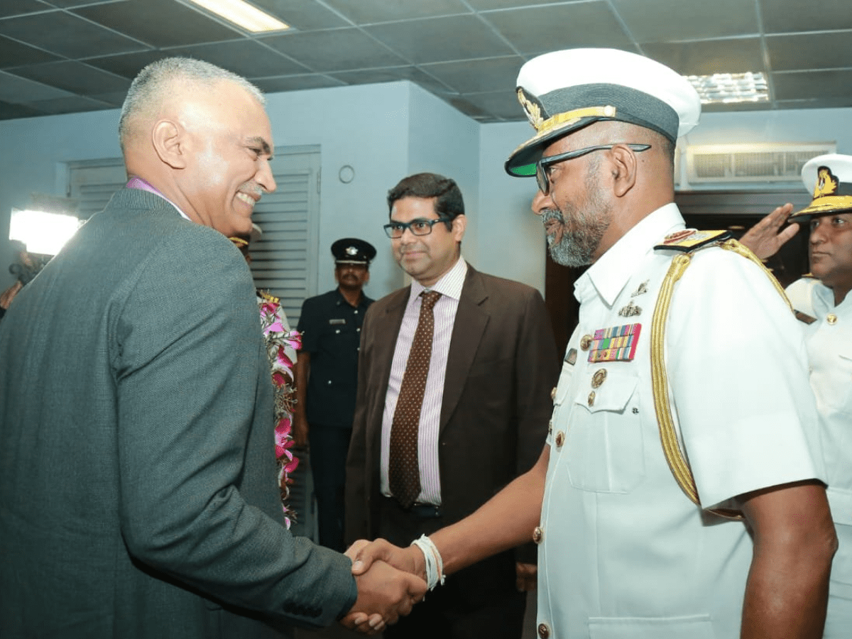 India's Chief of Naval Staff in Sri Lanka on 4-day visit