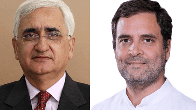 Cong leader Salman Khurshid's effigy burnt for comparing Rahul to Ram