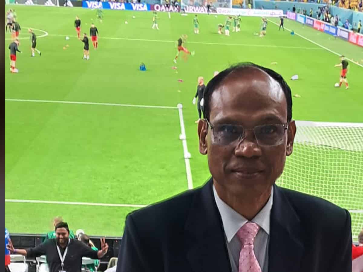 A wonderfully festive atmosphere prevails at FIFA World Cup, says Amalraj of Hyderabad