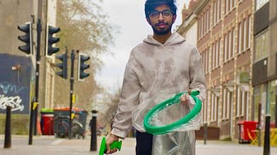 Indian 'plogger' on mission to clean 30 UK cities