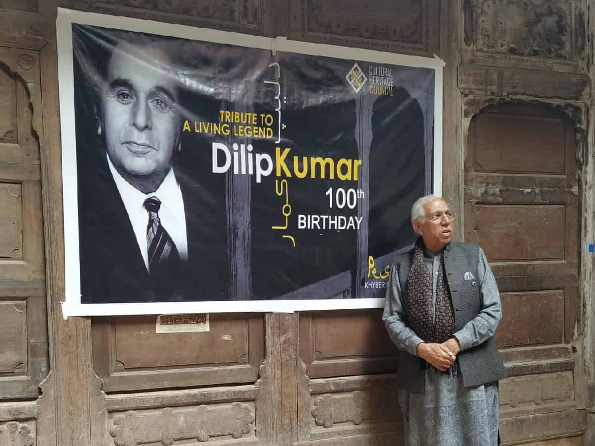 Pakistani fans celebrate Dilip Kumar's 100th birth anniversary at his dilapidated house in Peshawar