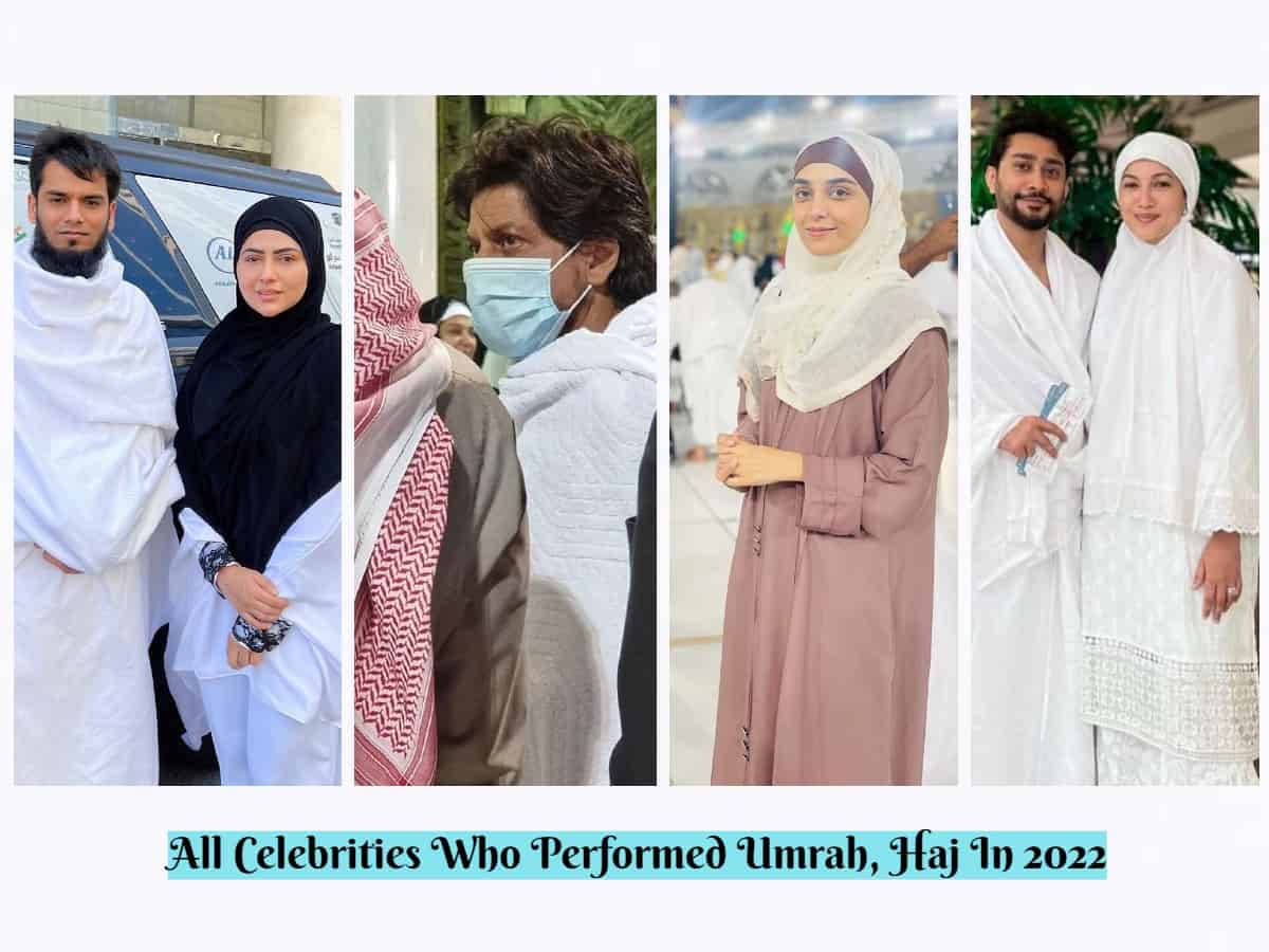 Round-up 2022: SRK to Gauahar, stars who performed Umrah, Hajj