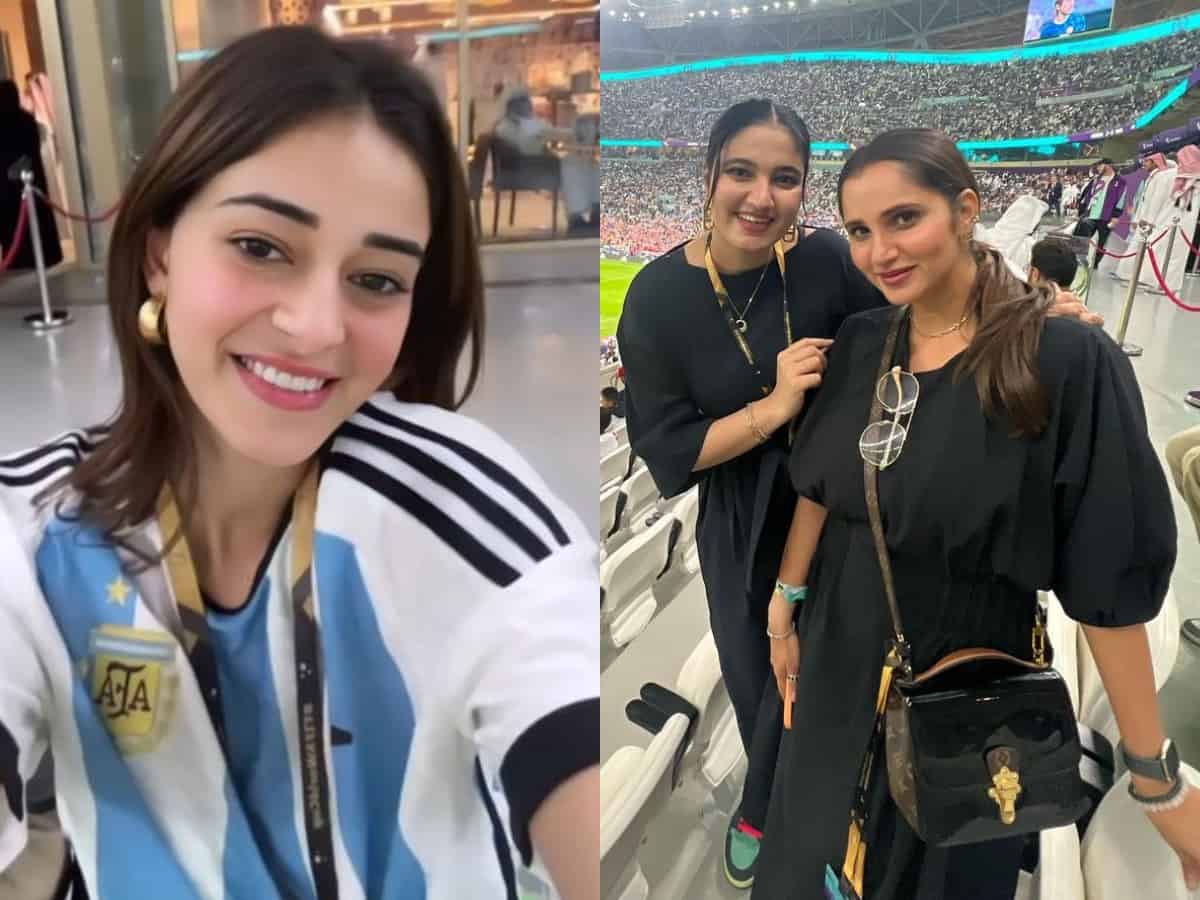 Fifa World Cup: Sania Mirza, Ananya & others spotted in Qatar stadium