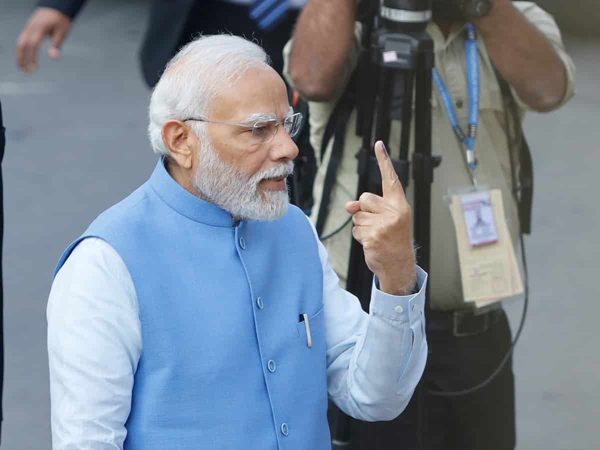 Gujarat elections: PM Modi votes