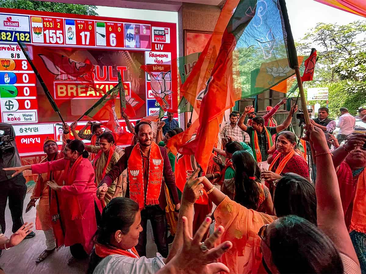 Gujarat polls 2022: BJP's decisive leads