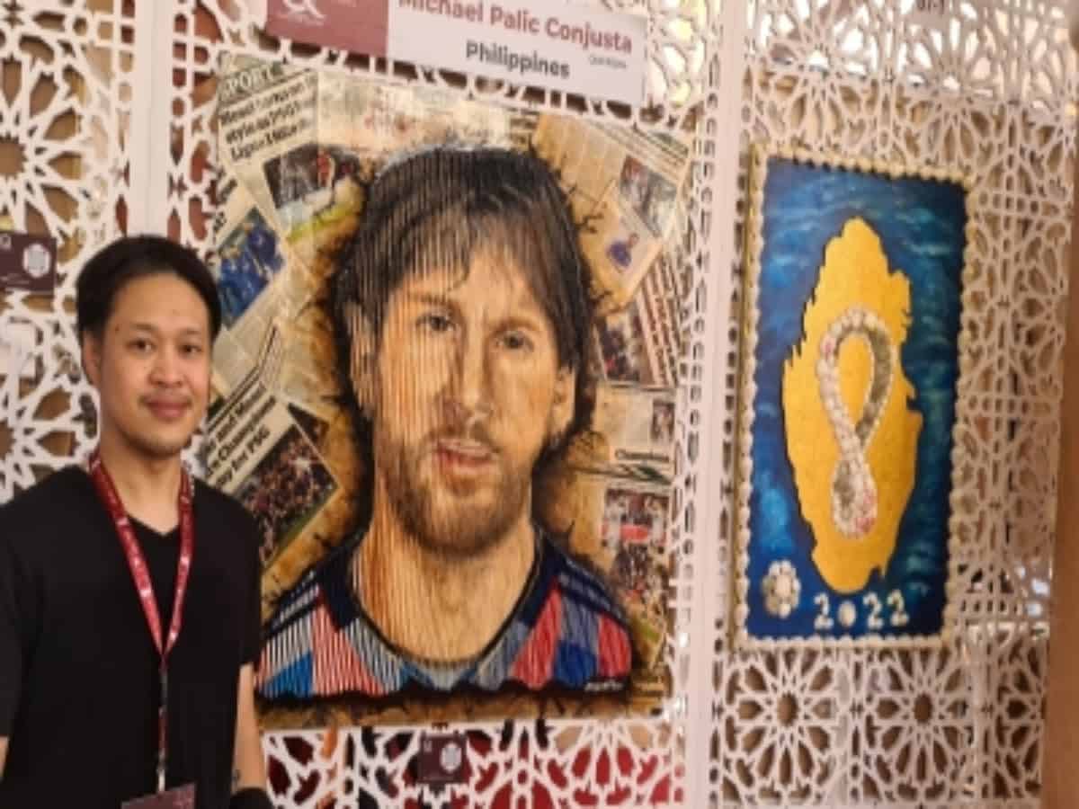 Qatar: Filipino artist captures mood of World Cup through combination of graffiti and murals