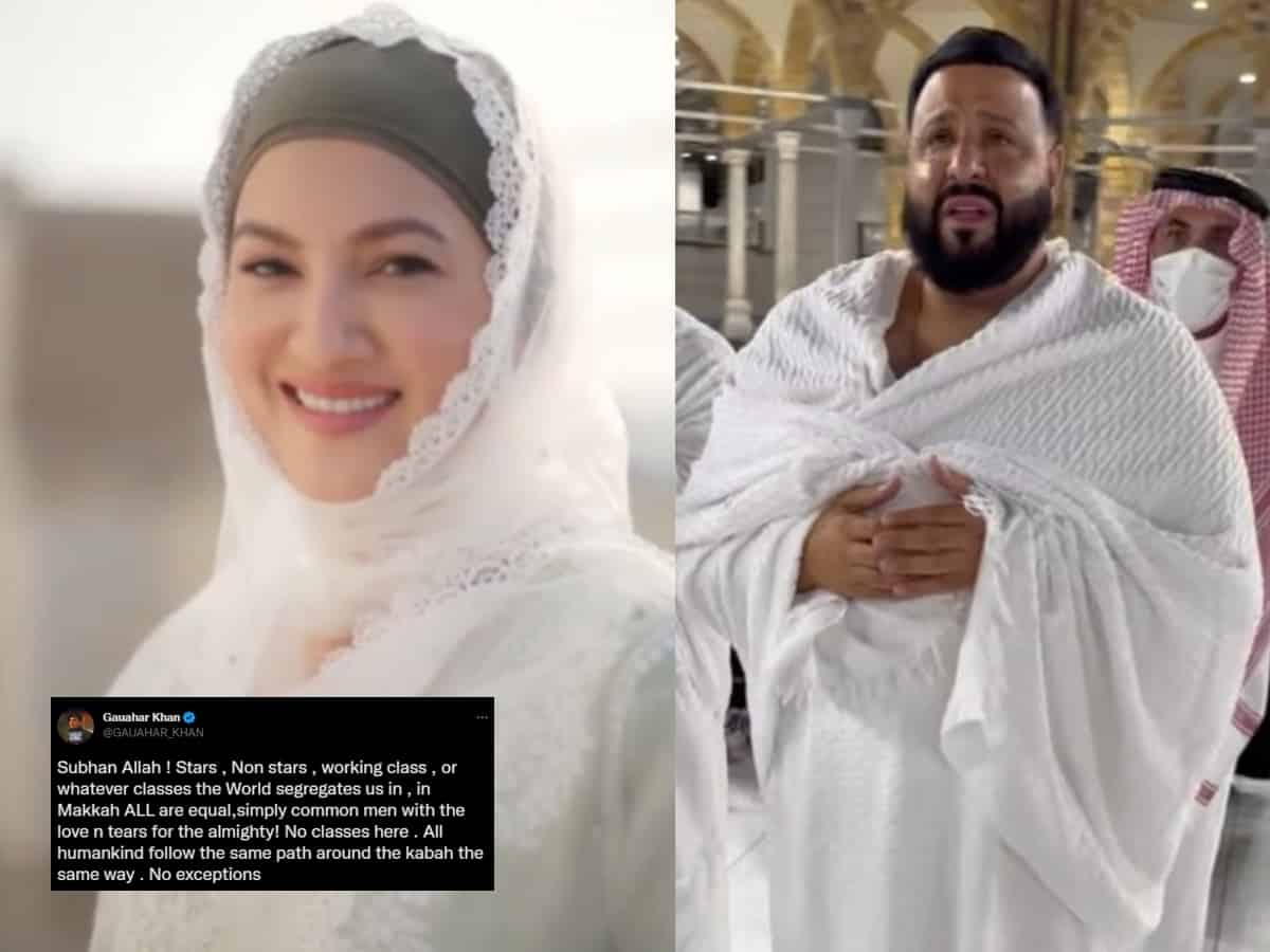 'Subhan Allah,' Gauahar Khan reacts to DJ Khaled's Umrah video