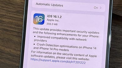 Apple rolls out iOS 16.1.2 update with security fixes, improved crash detection