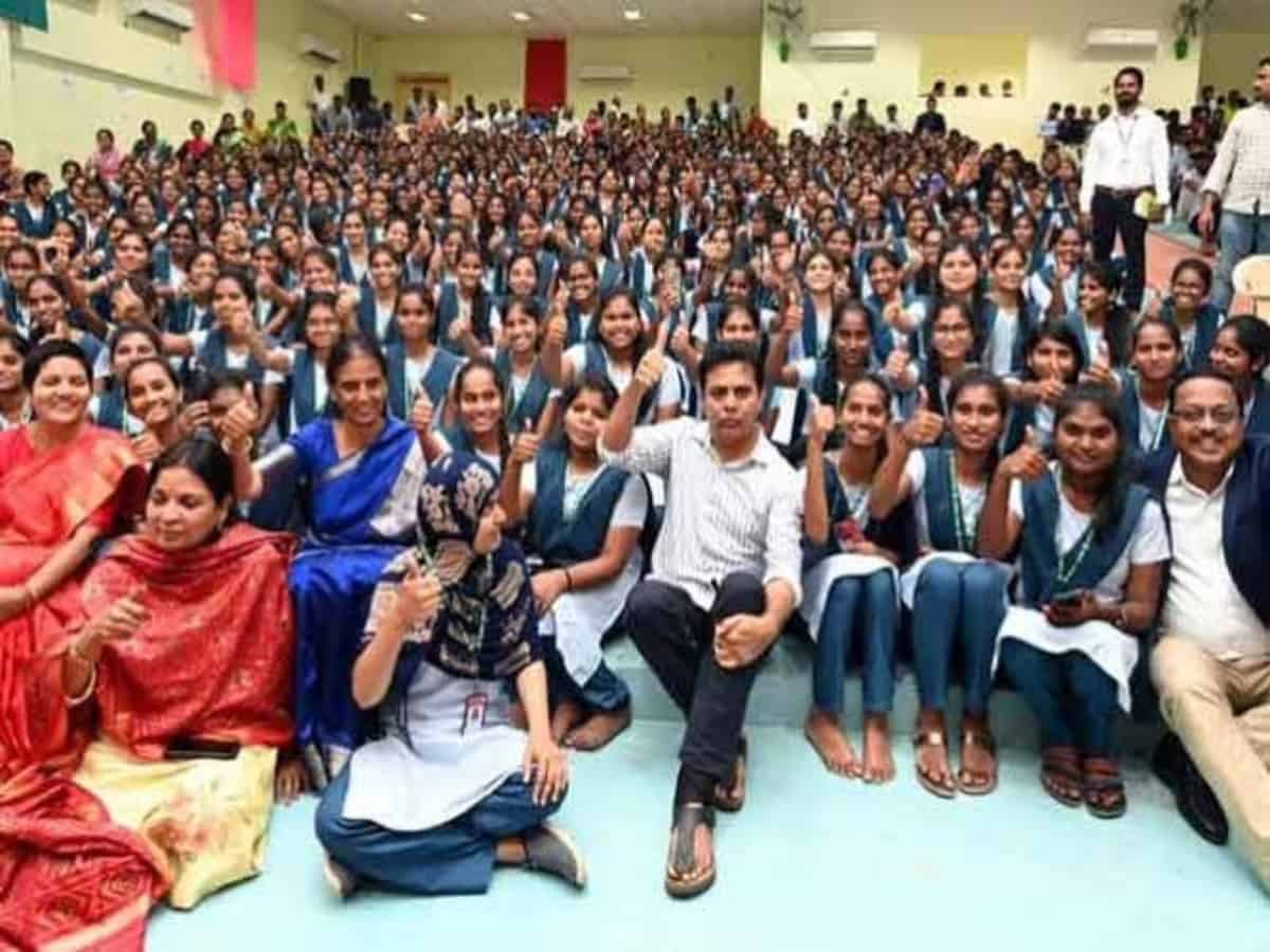 Telangana: Students at RGUKT-Basar receive laptops, uniforms from KTR