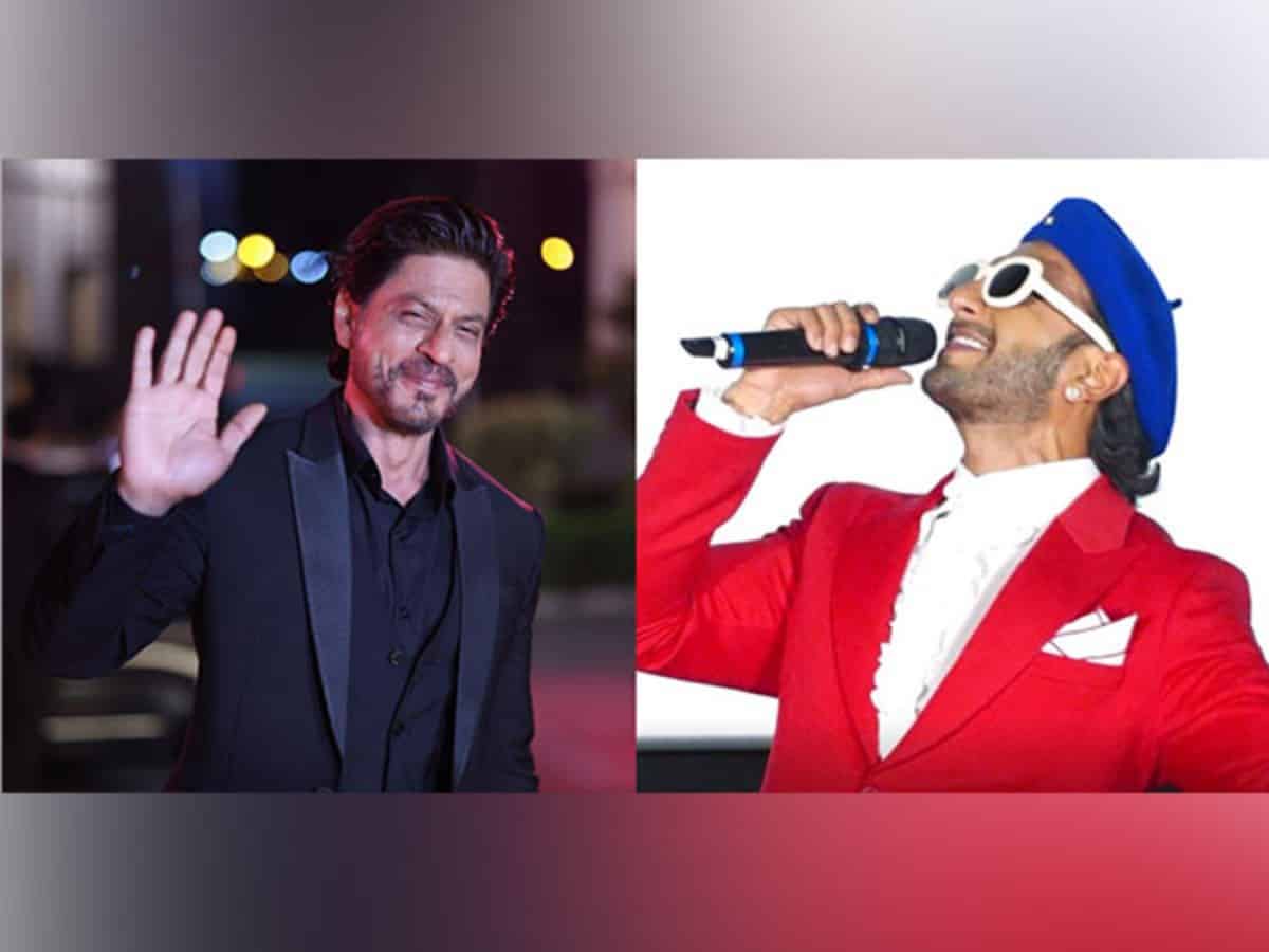'We all became actors because of him,' Ranveer Singh calls SRK an idol