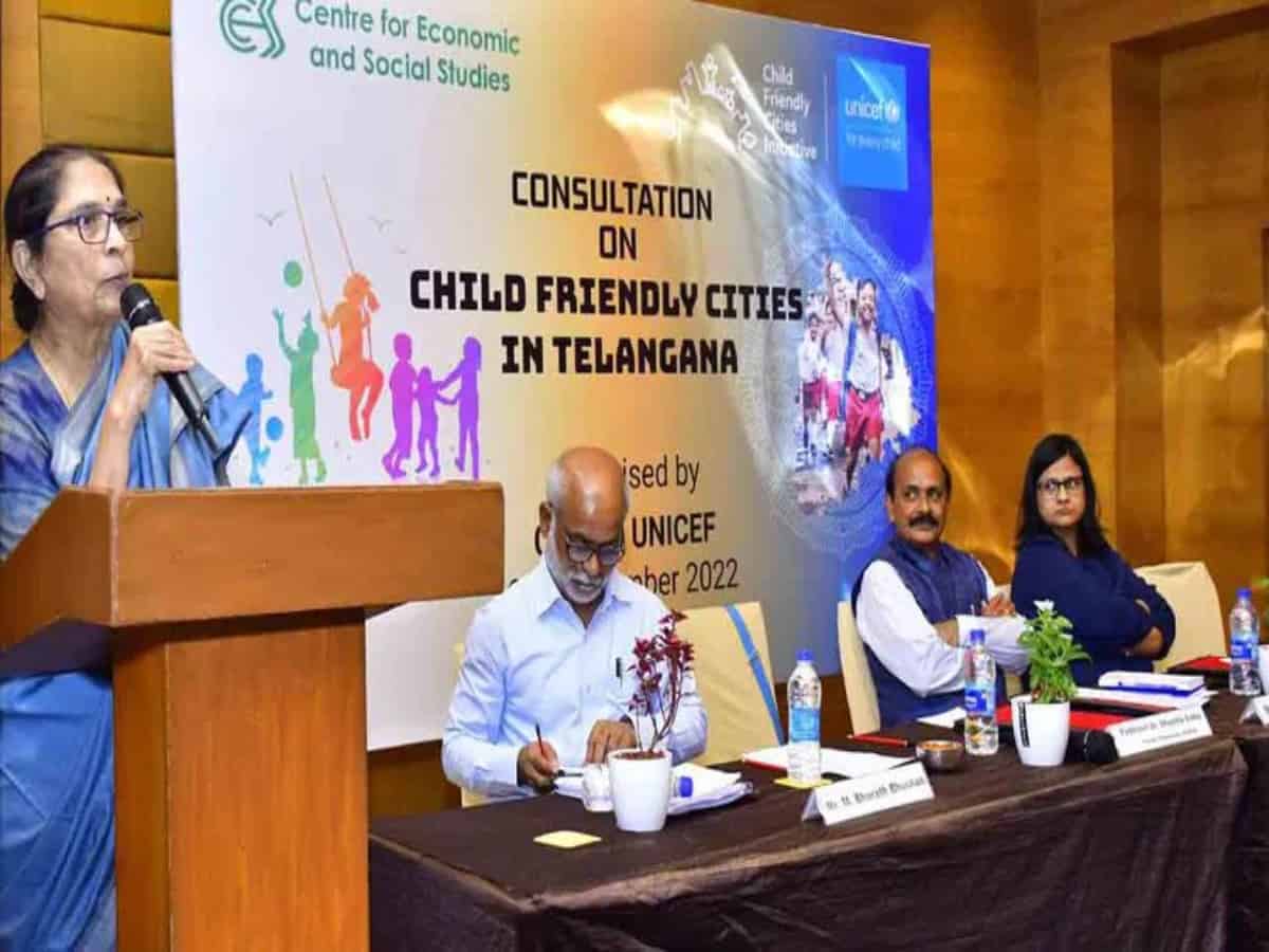 'Building child-friendly cities in Telangana'- workshop held by UNICEF