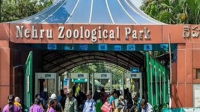Rush outside Nehru Zoo Park in Hyderabad