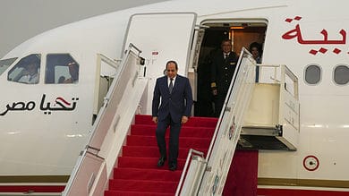 Egyptian President Abdel Fattah El-Sisi begins visit to India