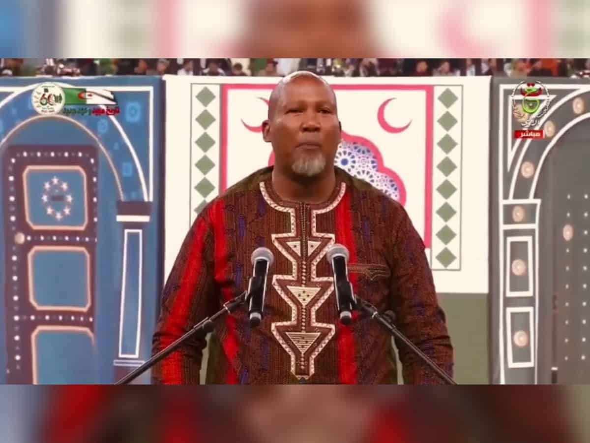 Nelson Mandela grandson shows solidarity with Palestine at CHAN opening