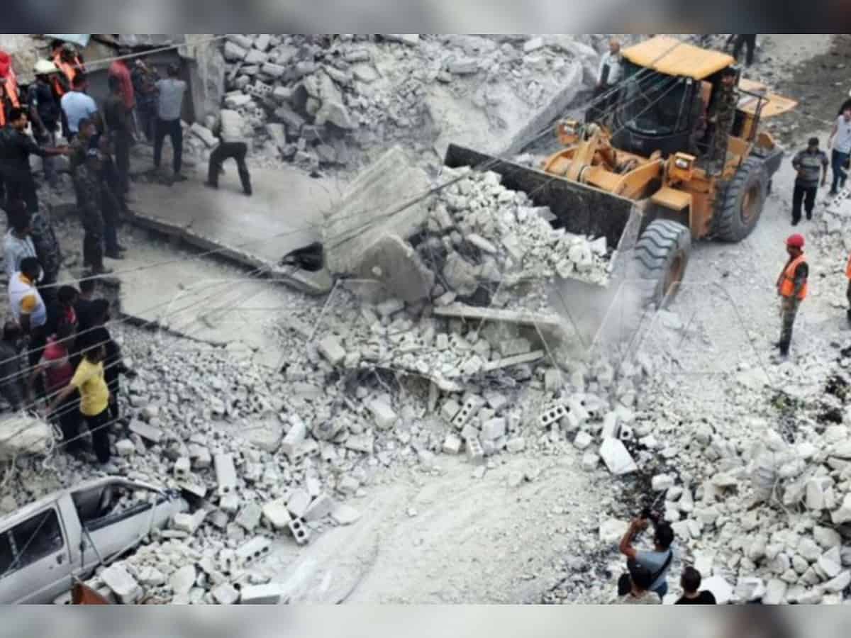 Eleven killed after building collapses in Syria's Aleppo