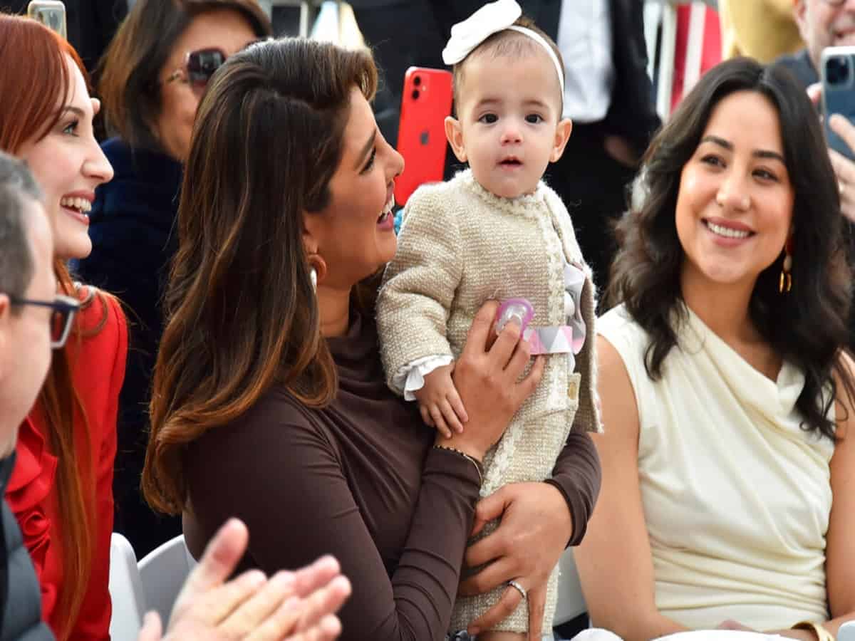 Priyanka Chopra finally reveals daughter Malti Marie's face; Photos inside