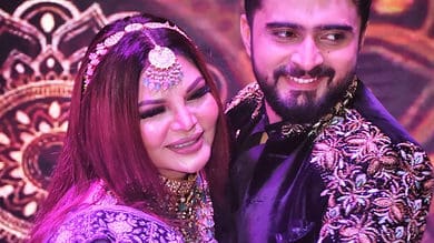 Pics of Rakhi Sawant, Adil Khan's 'court wedding' go viral