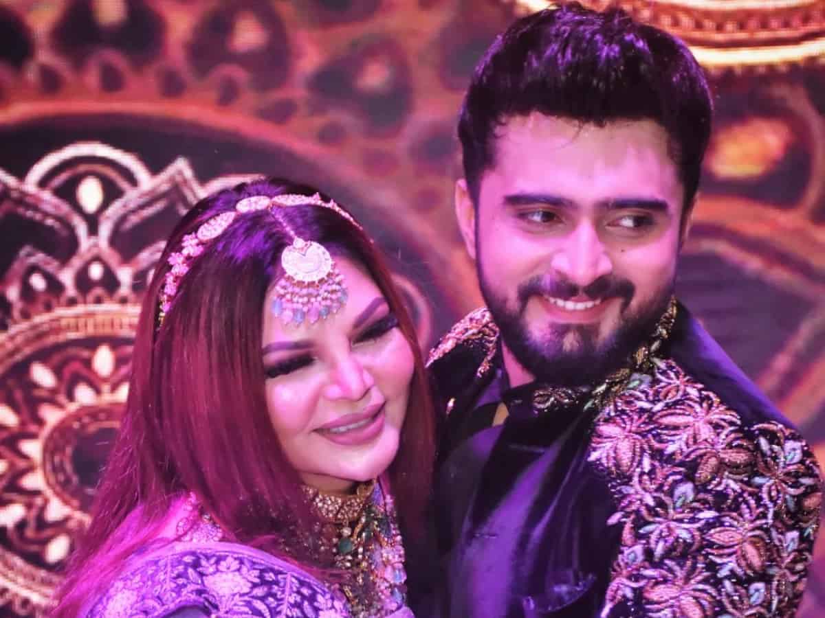 Pics of Rakhi Sawant, Adil Khan's 'court wedding' go viral